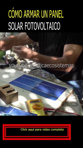 Cómo Hacer un Panel Solar Fotovoltaico Casero