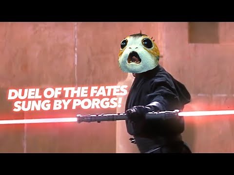 Duel Of The PORGS - Made With Porg Sounds!