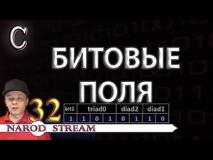 Программирование на C. Урок 32. Битовые поля