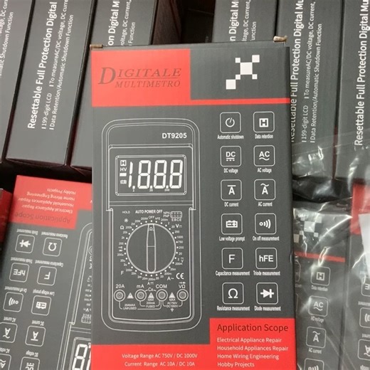DT9205A XL830L DT830B Digital Multimeter AC DC Current Multimeters Resistance Frequency Test Buzzer Digital Multimeter in Stock