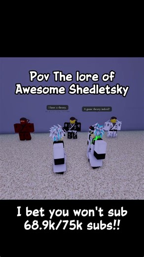 POV: The lore of awesome Shedletsky || #roblox #forsaken #fyp