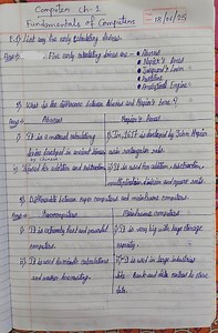 List any five early calculating devices.What is the difference... | Filo