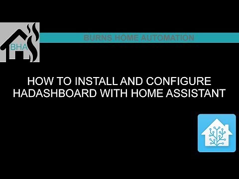 How to install and configure HADashboard with Home Assistant