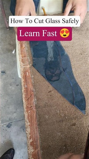 Learn Glass Cutting In 10 Seconds 🔥 Beginner Friendly Tutorial #asmr #satisfying #viralshorts