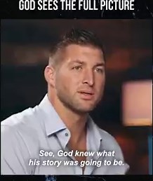 30K views · 1.1K reactions | Feeling lost?  Tim Tebow's inspiring message will give you hope and remind you that God is in control of your story. #Inspiration #Motivation #Faith | Tim Tebow Foundation | Facebook