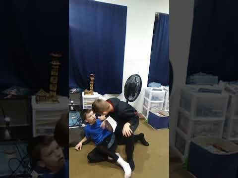 Wrestling my friend Jonathan