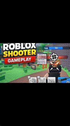 Roblox Shooter Gameplay 😱 OP Aim & Fast Kills #shorts