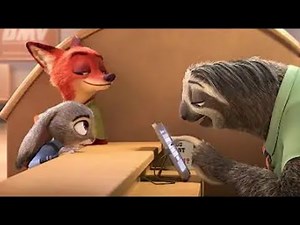 The Sloth Who Joined the Circus - zootopia meet the sloth HD ( DMV Sceen ) hollywood video