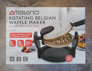 Ambiano Rotating Belgian Waffle Maker | Aldi Reviewer