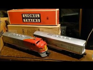 ET Lionel Postwar Trains Review No.2243 Santa Fe F3 (1955-1957) (Type I)