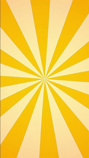 Animated Circus Background – Rotating Yellow Rays Effect Royalty-Free