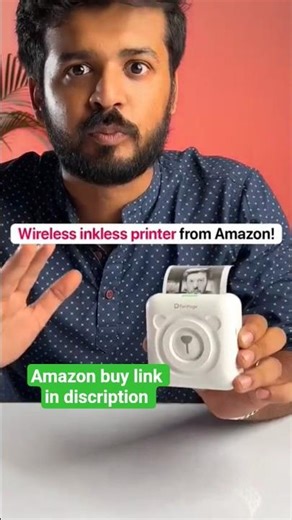 Wireless inkless printer from Amazon 😃 amazon printer deals #dealsonamazon