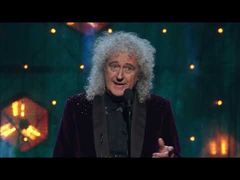 Brian May of Queen Inducts Def Leppard at the 2019 Rock & Roll Hall of Fame Induction Ceremony