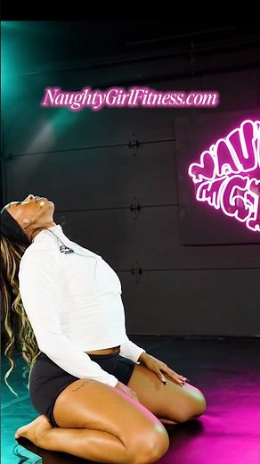 Try our new sensual stretch class today on NaughtyGirlFitness.com 💋 #yoga