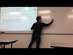 MATH 1332 - 11.5 - Probability with Fundamental Counting Principle, Permutations, and Combinations