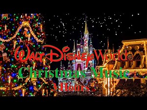 Christmas on Main Street at Magic Kingdom - Disney World Music & Ambience 3 Hours