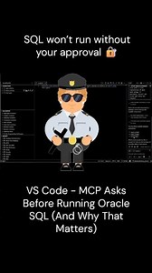 VS Code Asks Before Running Oracle SQL (And Why That Matters) #oracle26ai #sqldeveloper #vscode #mcp