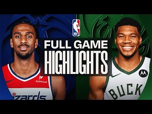 WIZARDS at BUCKS | FULL GAME HIGHLIGHTS | December 31, 2025