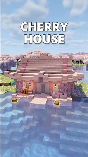 Minecraft Cherry Blossom Japanese Starter House 🌸 | Easy Build