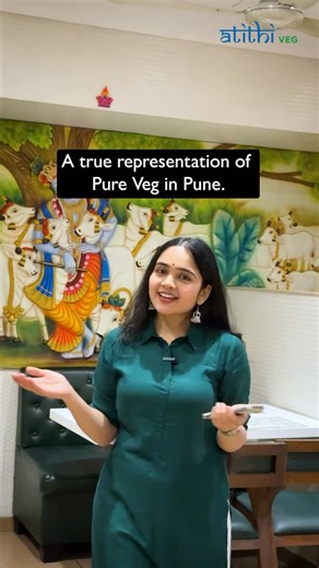 Great food. Great vibes. Pure Veg love 💚 Atithi Pure Veg 😍🍽️ . . . . #atithi #atithivegofficial #foodie | Atithi Pure Veg