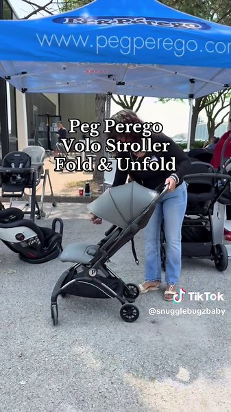 ✨ Watch the @Peg Perego official Volo Stroller fold down with one hand and pop back open in seconds 👏 Perfect for travel, city life, and parents on the go. ✅ Ultra-lightweight (just 12 lbs!) ✅ Near-flat recline for naps ✅ UPF 50 canopy ✅ Overhead-bin compatible ✈️ #pegperego #volo #babystroller #compactstroller #babygear