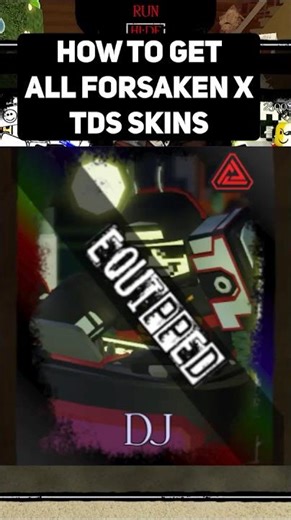 How To Get All Forsaken x TDS skins #tds #forsaken #roblox #towerdefensesimulator #gaming