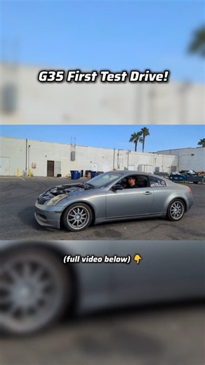 G35 First Test Drive!! #automobile #cartok #g35 #trending #foryoupage