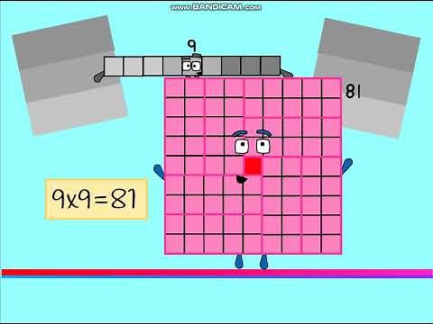 Numberblocks Nine Times Table