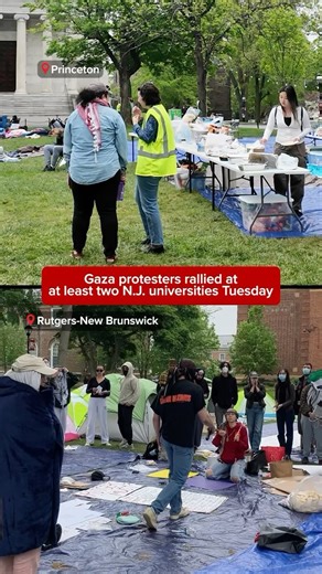 Demonstrations are taking place at at least two New Jersey universities, with 13 arrested at Princeton after a sit-in at a university building. ✒️ Tina Kelley | Nicolas Fernandes #nj #newjersey #rutgers #rutgersuniversity #princetonuniversity #rutgersnewbrunswick #middlesexcounttynj #newbrunswicknj #princetonnj #mercercountynj #protest | NJ.com