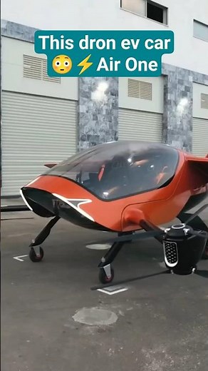 Electric drone car that can actually fly 😳⚡ Air One is changing the future of transport!