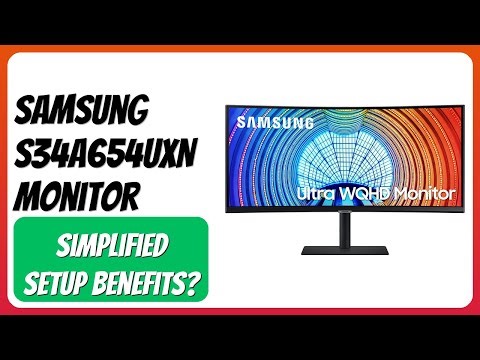 REVIEW (2025): Samsung S34A654UXN Monitor. Features.
