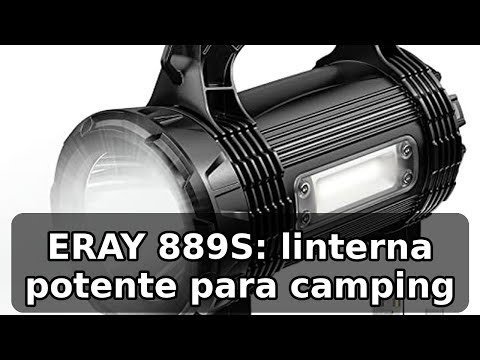 Review completa de ERAY 889S: linterna LED IP65 de 3000 lumenes y 8 modos
