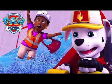 The Dam Is Breaking! 🌊 Big Truck Rescue Mission | Compilation | PAW Patrol