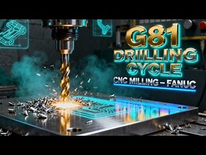 G81=Drilling Cycle in MILLING (FANUC)