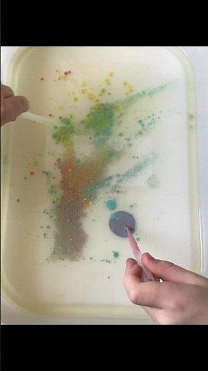 Oil + Milk Color Mixing Experiment for Kids | Easy Science Activity (Toddler & Preschool)