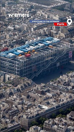 Centre Pompidou, Paris by Renzo Piano and Richard Rogers - Architecture for Change – Series 31