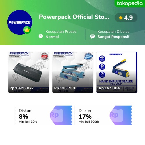 Toko Powerpack Online - Produk Lengkap & Harga Terbaik | Tokopedia