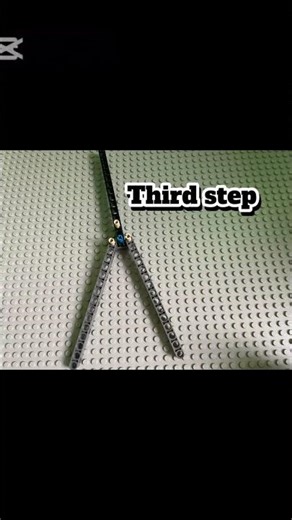 Tutorial butterfly knife #lego #knife #shorts