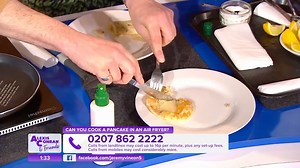 Alexis tries to cook a pancake in an air fryer | Alexis Conran & Friends