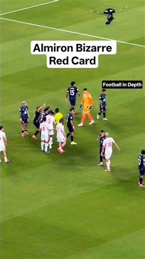 Paraguay Player ALMIRON Bizarre RED CARD vs Turkey #paraguay #almiron #redcard #turkey #worldcup