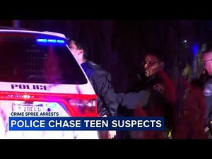 4 in custody after police chase, crash and search in Delaware County