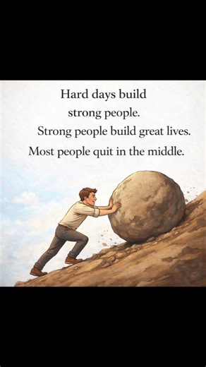 Hard Days Build Strong People | Powerful Motivation to Never Quit #thedailymotivationlife