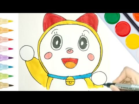 DRAW DORAMI step by step easy drawing for kids #doreamon #dorami @ArtandchochlatekidsTV 