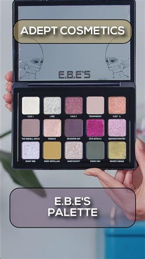 ADEPT COSMETICS - E.B.E'S 👽 Eyeshadow Palette - Look 2