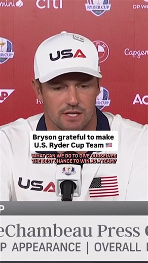 10K views · 130 reactions | After earning his spot, Bryson DeChambeau is ready to play his part and go to battle for the U.S. Team. 礪 | Golf Channel | Facebook