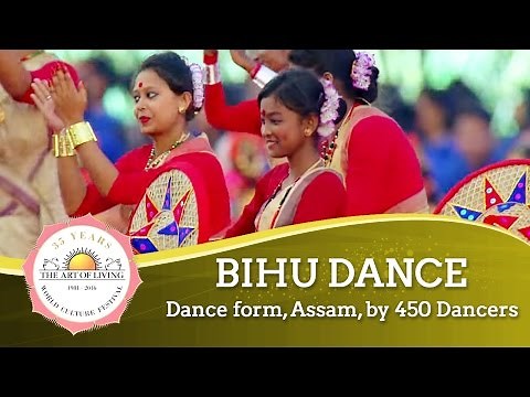 Bihu Dance - Dance form, Assam, India | World Culture Festival 2016