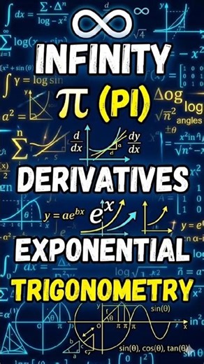 Meaning and Symbols of Infinity, Pi, Derivatives, integration & Exponential