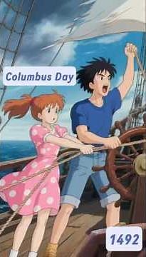 “The Magical Voyage of Columbus Day – A Fun Animated Adventure for Kids” #funny #reels #shorts