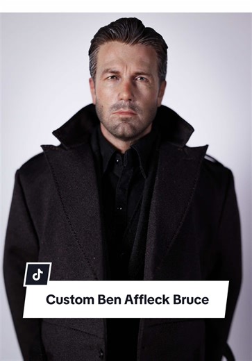 Custom Ben Affleck Bruce Wayne #hottoys #actionfigure #figtok #brucewayne #batman