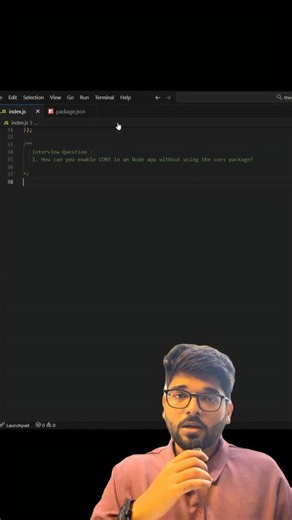 Rahul Mane | Backend Developer | Node js | Gen Ai on Instagram: "🌐 Implementing CORS Without Any Package in Node.js CORS (Cross-Origin Resource Sharing) controls how browsers handle requests coming from different domains. When your frontend and backend run on different origins — like localhost:3000 and localhost:5000 the browser blocks requests by default for security reasons. To handle this manually, your server needs to send specific HTTP headers in its response: • Access-Control-Allow-Origin